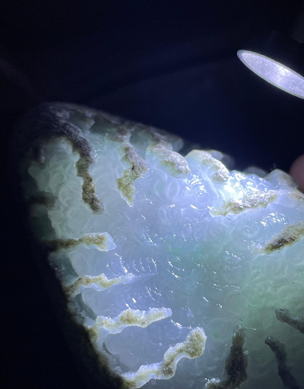 后江开窗冰底飘色花牌子挂件料（yc701379）