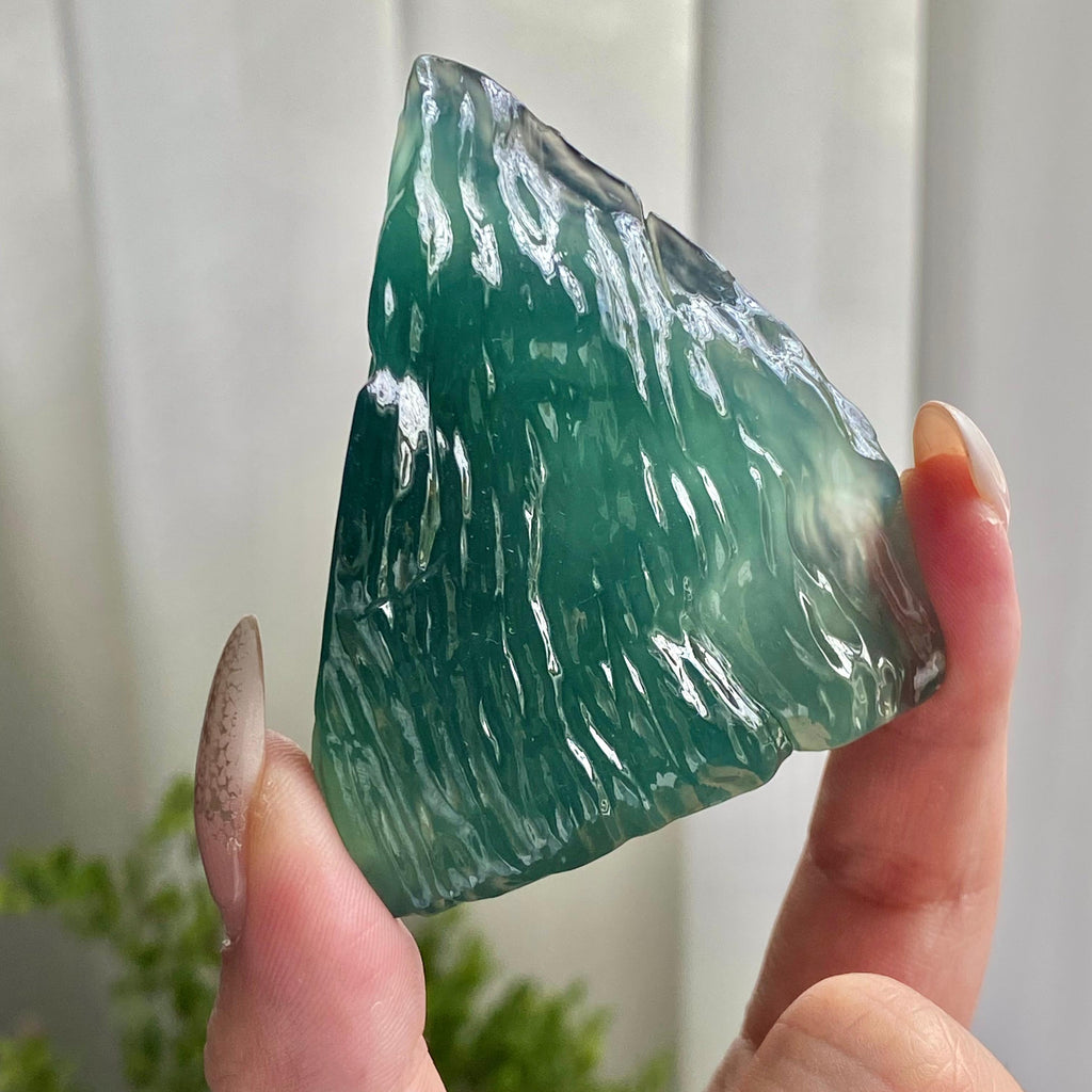 冰种蓝水冰川摆件（yc223128）