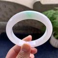 细糯种飘绿平安镯（58mm）（yc098125）