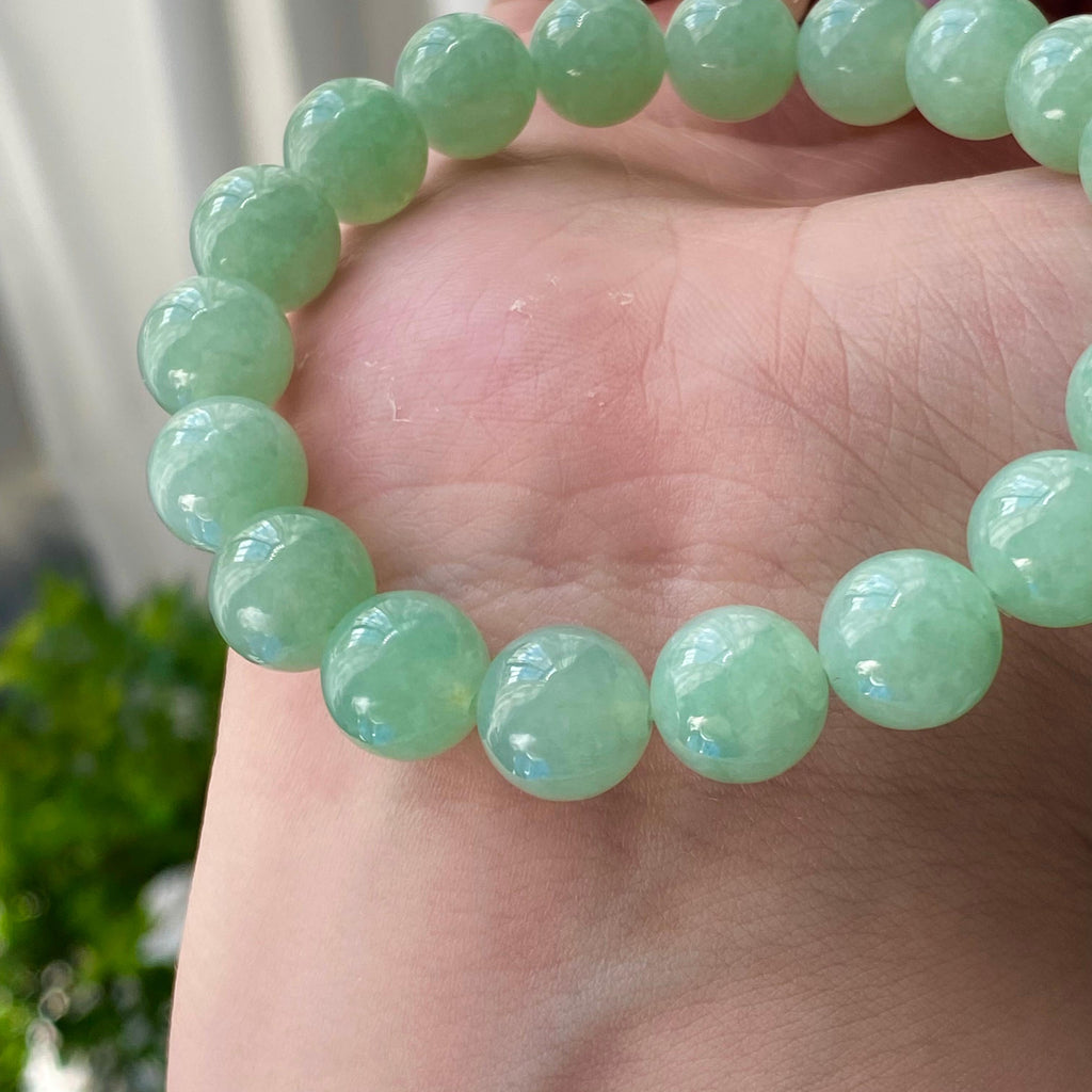 糯冰种晴底单圈手串（19颗）（yc203125）