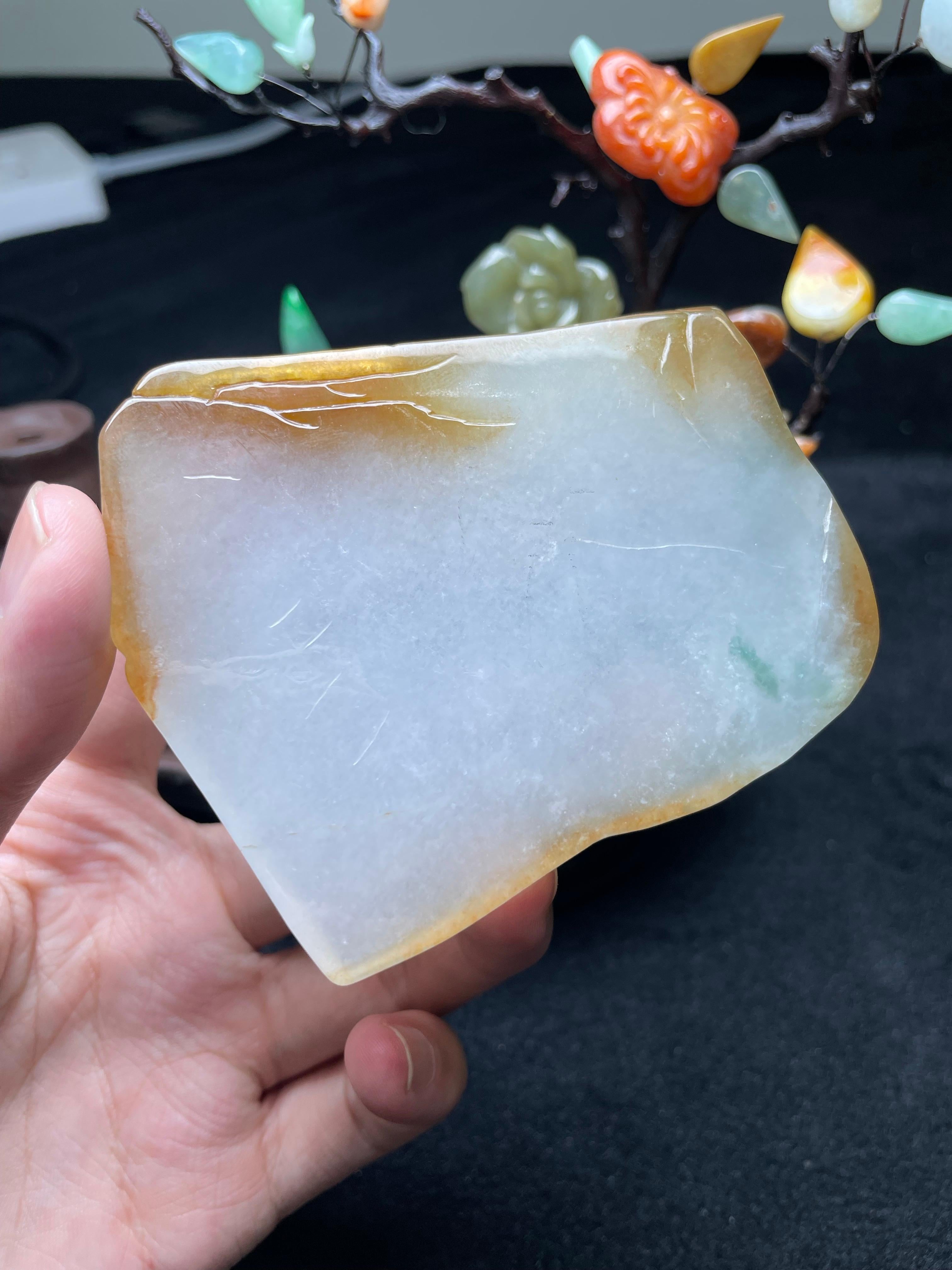 大马坎黄加绿牌子料（yc503576）