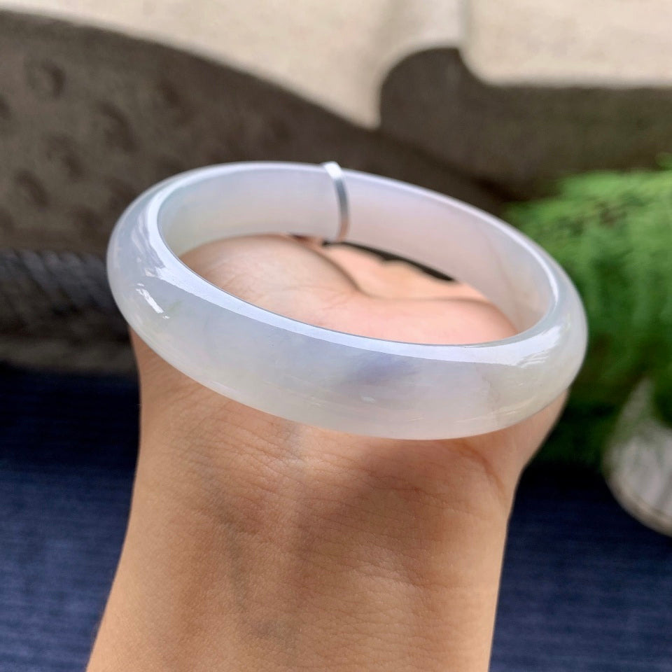 糯冰种无色贵妃手镯（57mm）（yc101904）