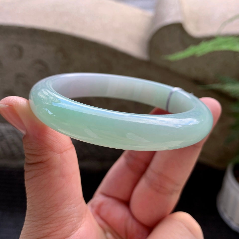 糯冰晴水平安镯（58.9mm）（TF06271617）