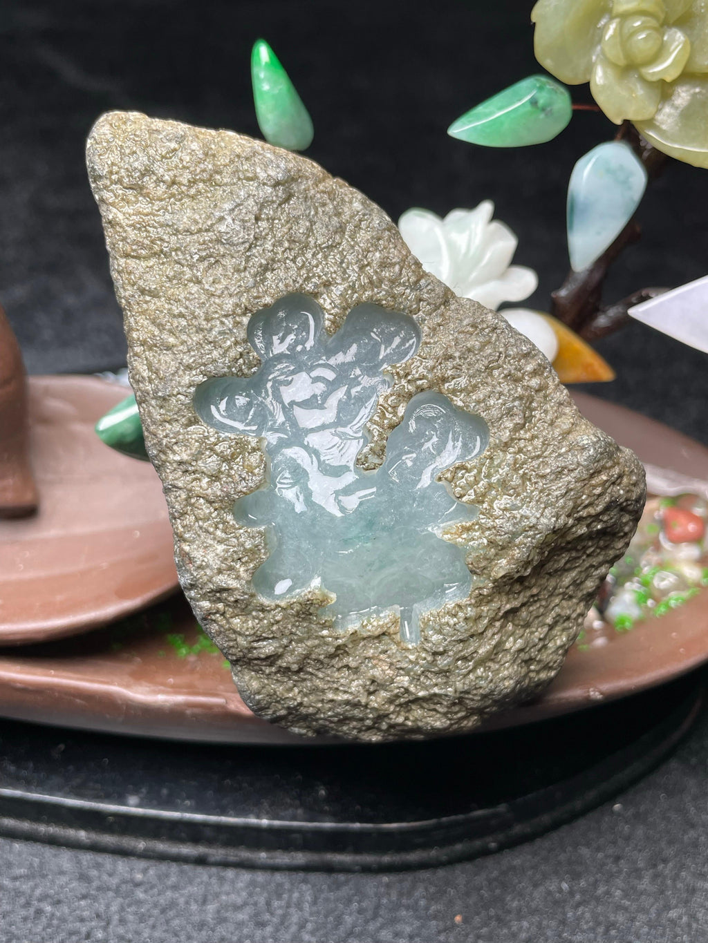 莫西沙开窗冰底飘花牌子料（yc507789）