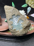 莫西沙开窗冰底飘花牌子料（yc507789）