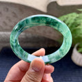细糯种飘花平安镯（54.6mm）（yc098148）