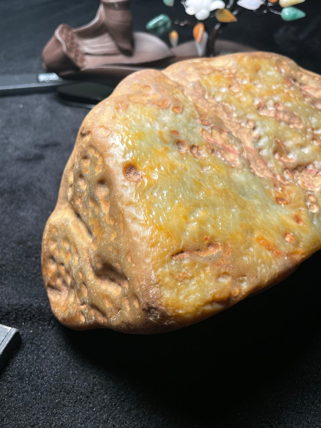 大马坎极品黄翡手镯料（yc498831）