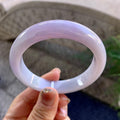 糯种淡紫罗兰平安镯（56.3mm）（yc275325）