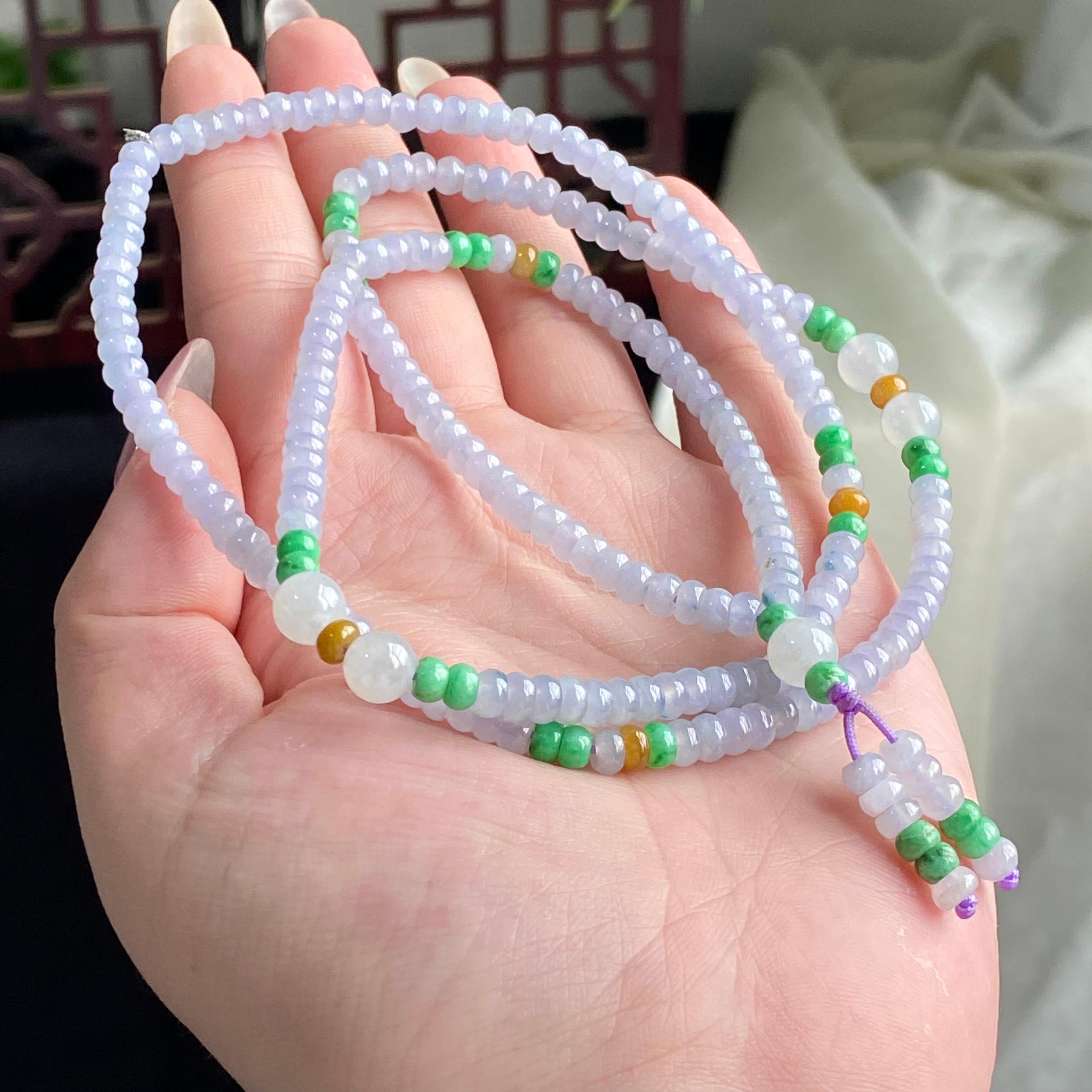 冰种多宝算盘珠珠链（yc196870）