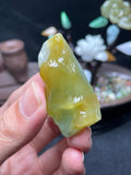 冰黄翡随形片料（yc530013）