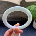 细糯种淡春彩圆条手镯（58.5mm）（yc097810）