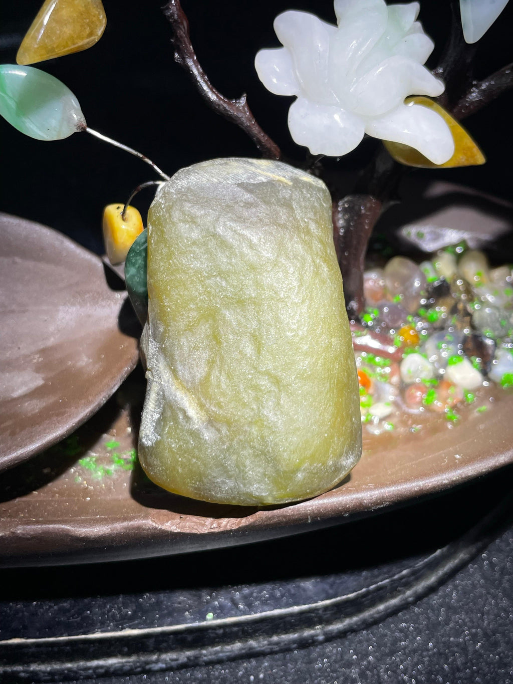 全扒皮冰黄牌子挂件料（yc707514）