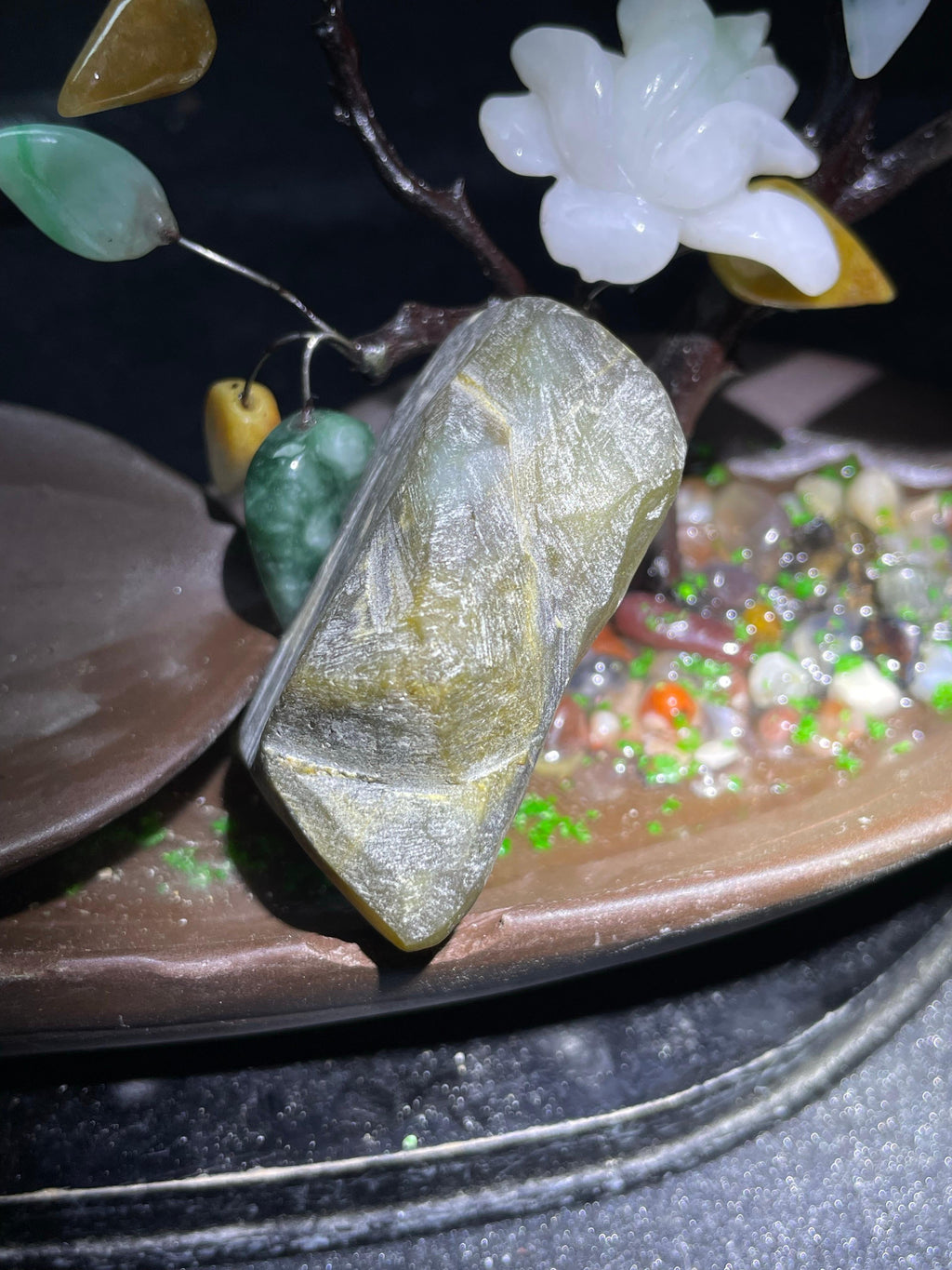 全扒皮冰黄牌子挂件料（yc707514）