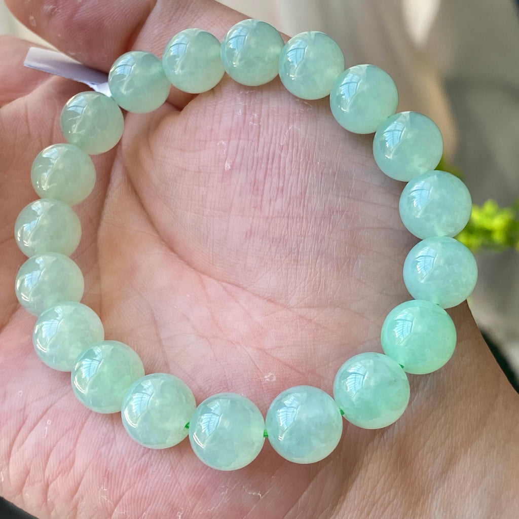 糯冰种晴底单圈手串（19颗）（yc202991）