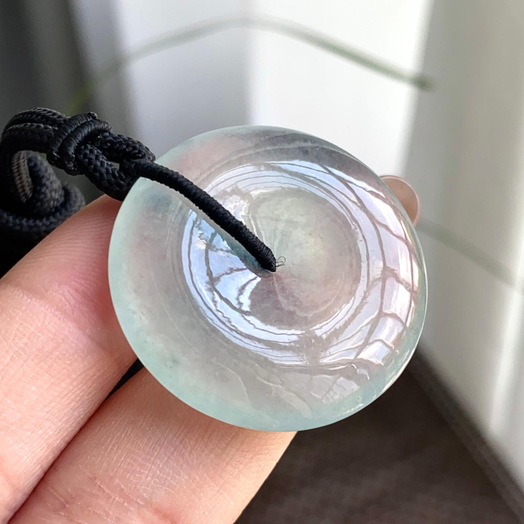 冰种晴底平安扣吊坠（yc263864）