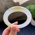 糯冰种黄翡圆条手镯（56.2mm）（yc118369）
