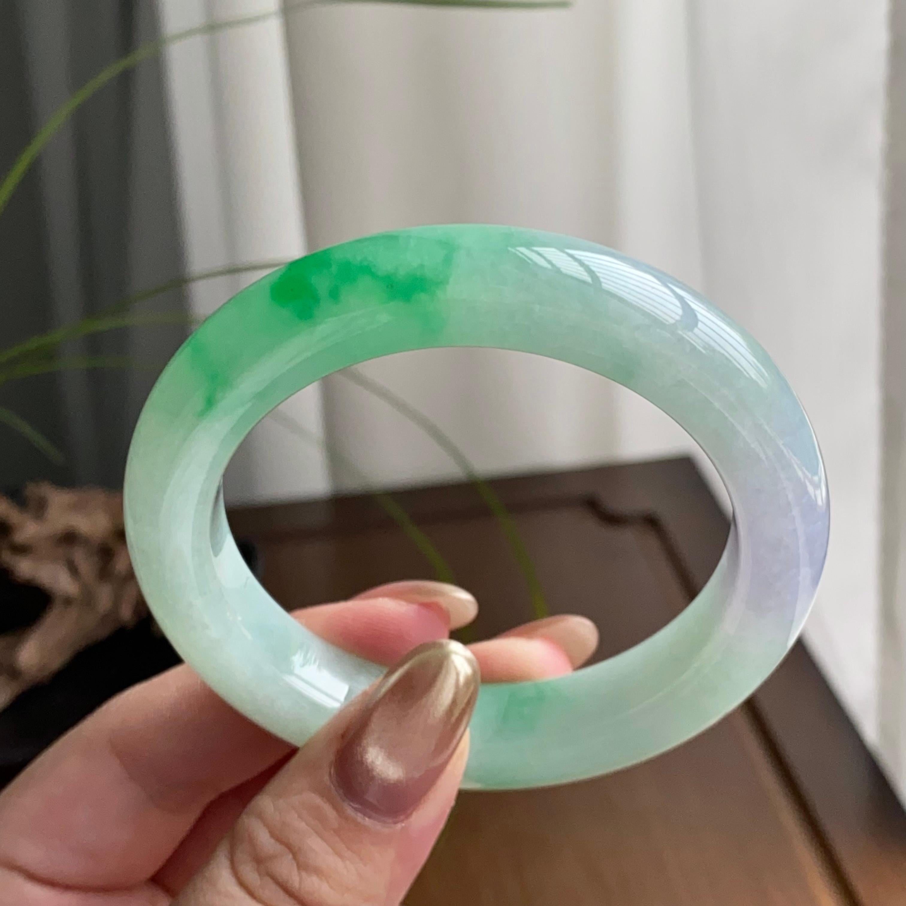 细糯种春彩平安镯（54圈）（yc259485）