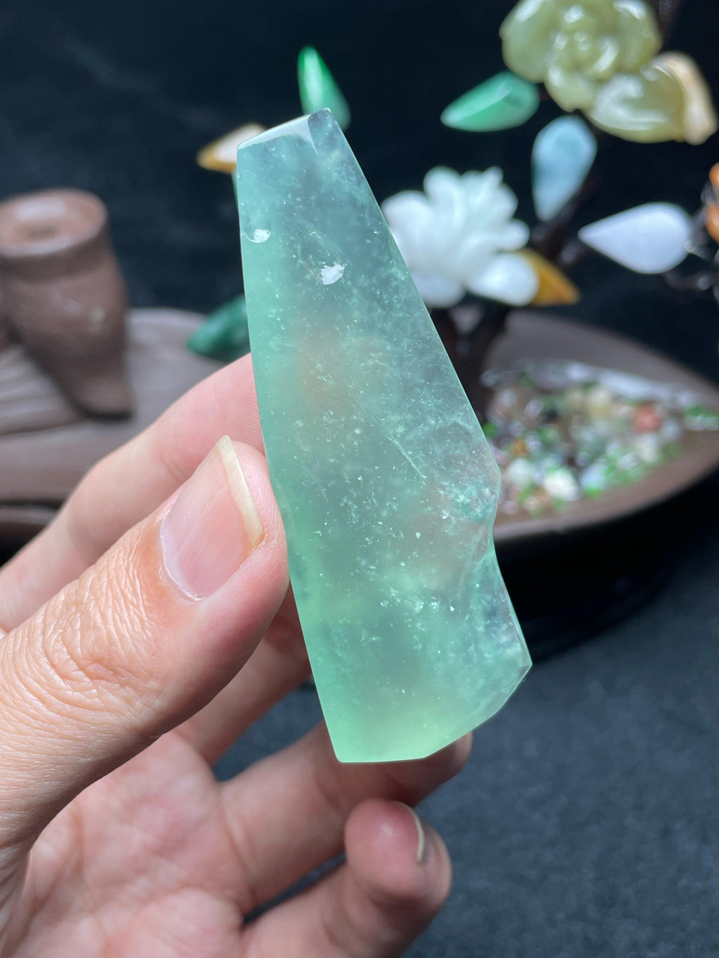高冰晴水雪花棉片料（yc530019）
