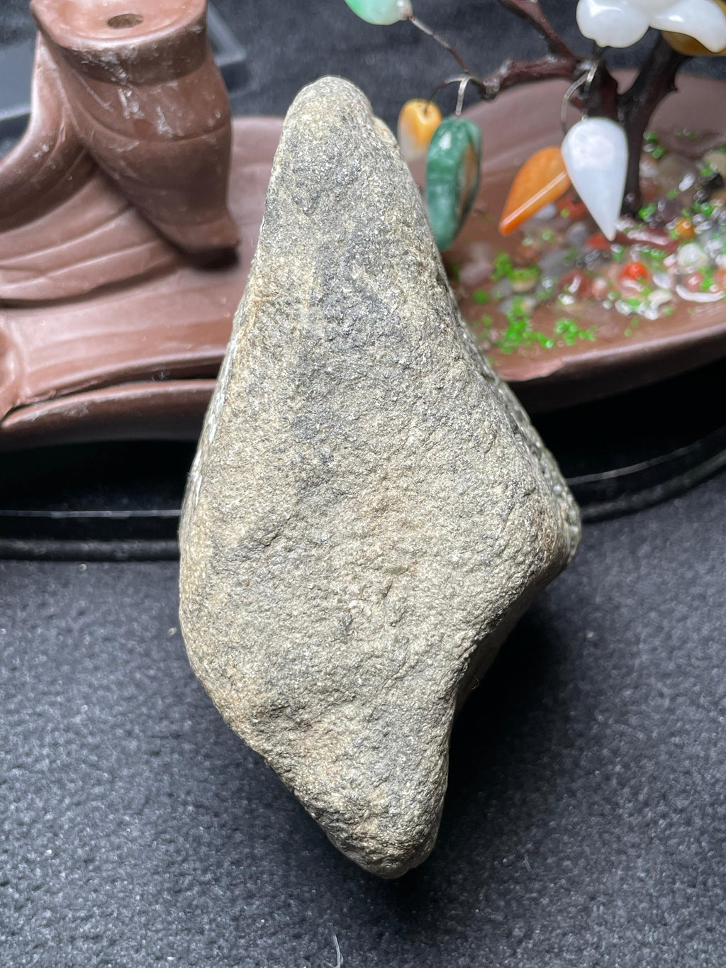 莫西沙开窗晴底飘黄牌子料（yc538903）