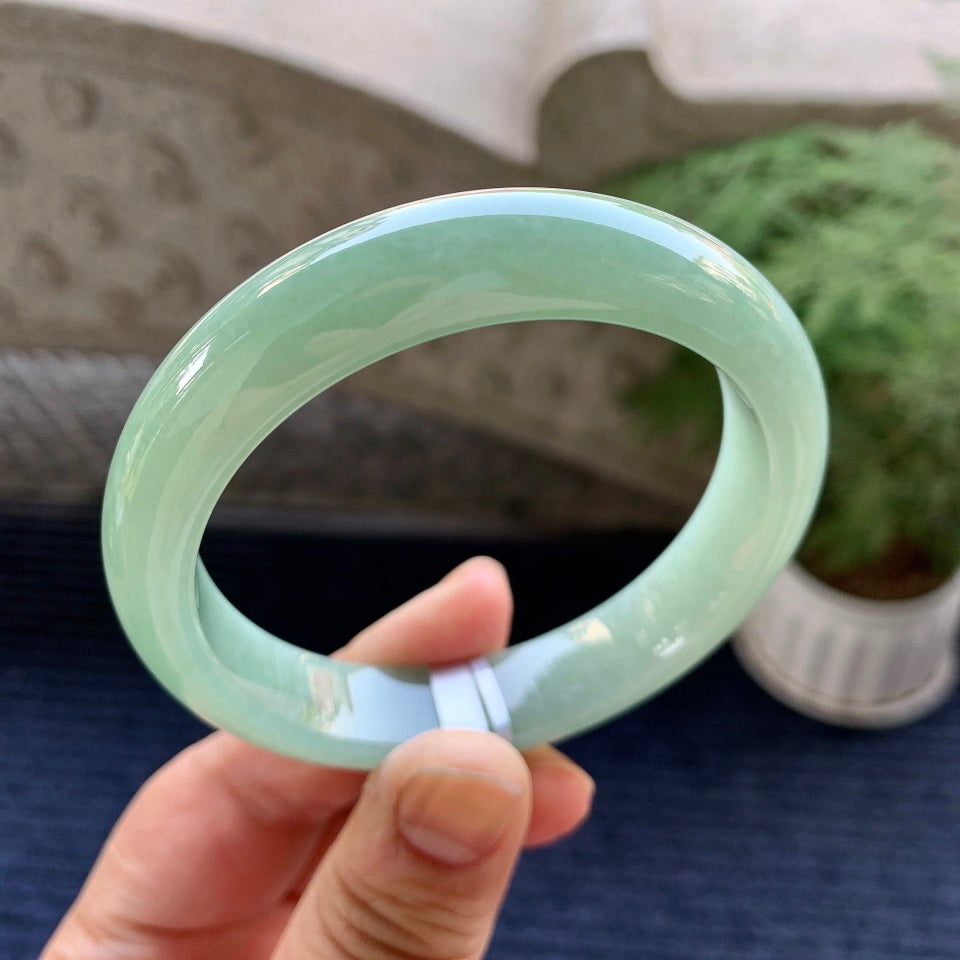 细糯种晴底色平安镯（58mm）（yc079274）