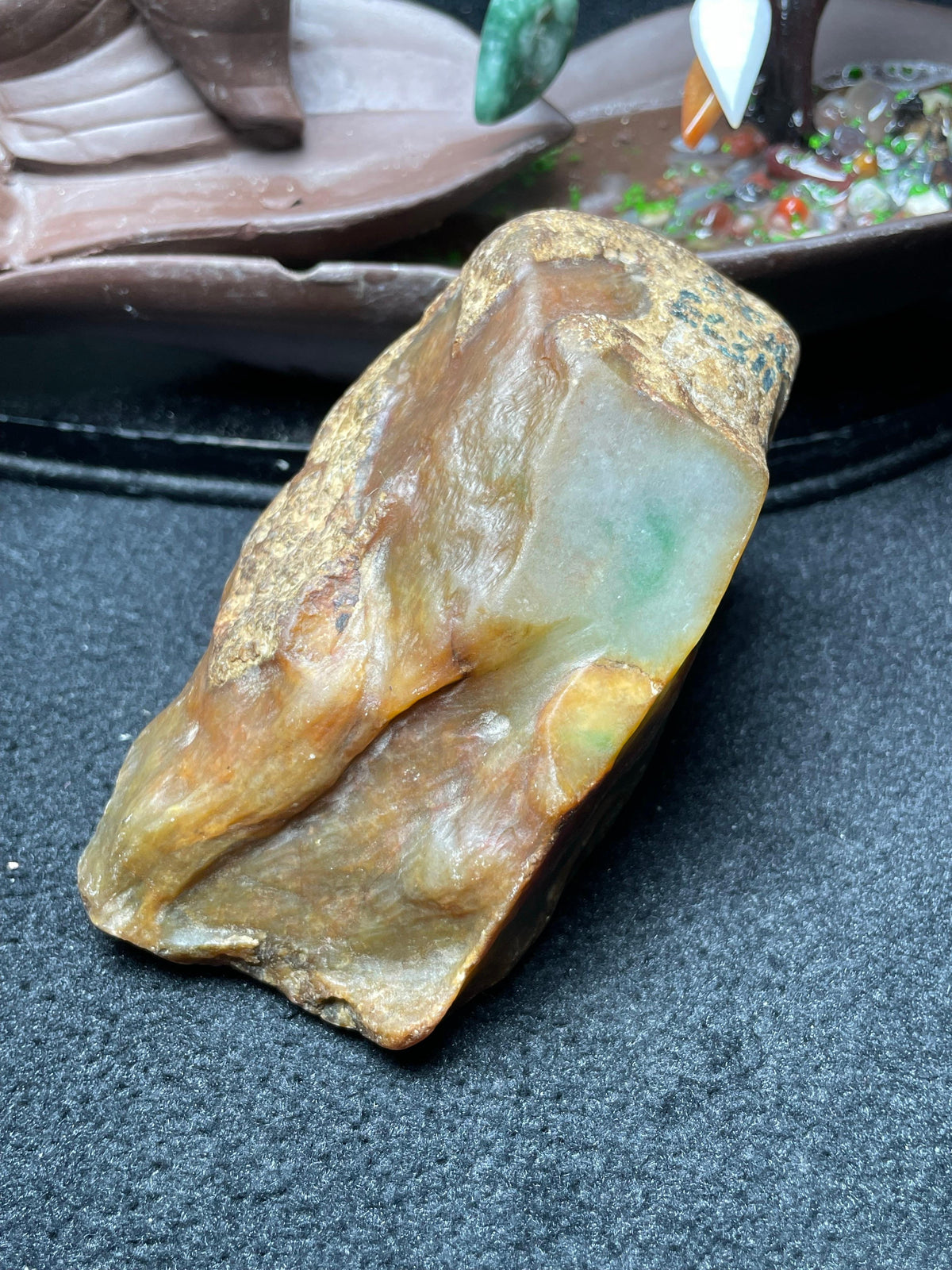 大马坎开窗冰底黄加绿（yc695197）