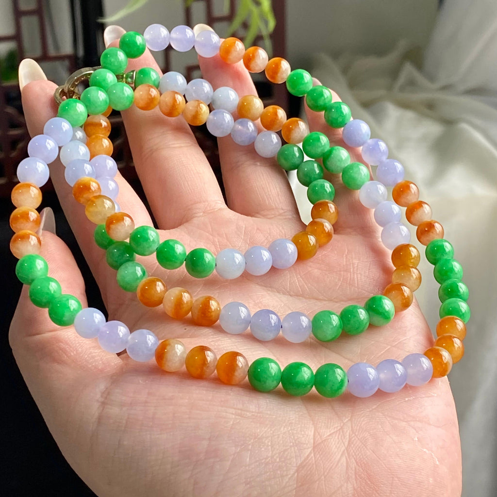 冰种多宝珠链（107颗）（yc196874）