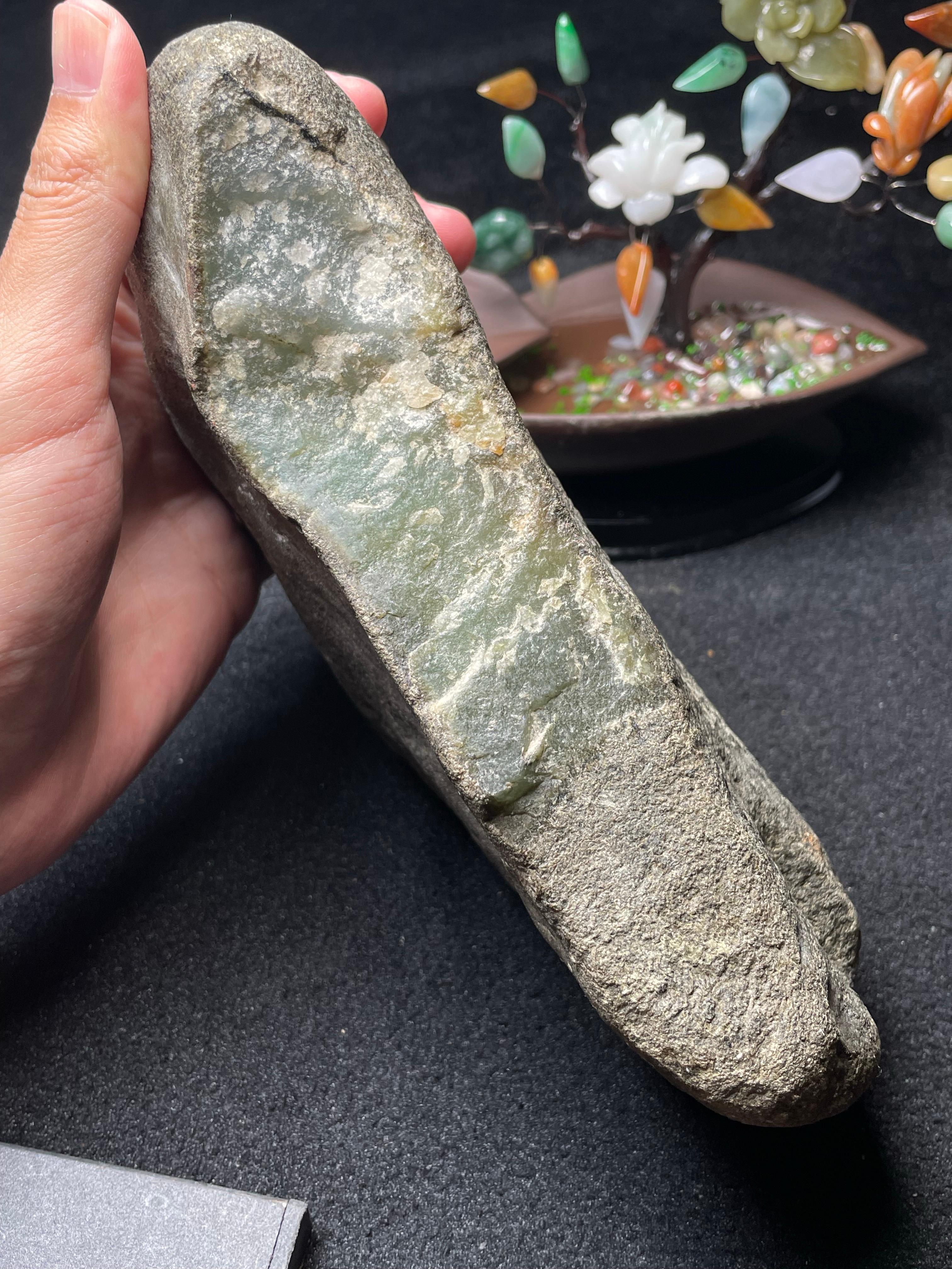 莫西沙全赌断口手镯料（yc493978）