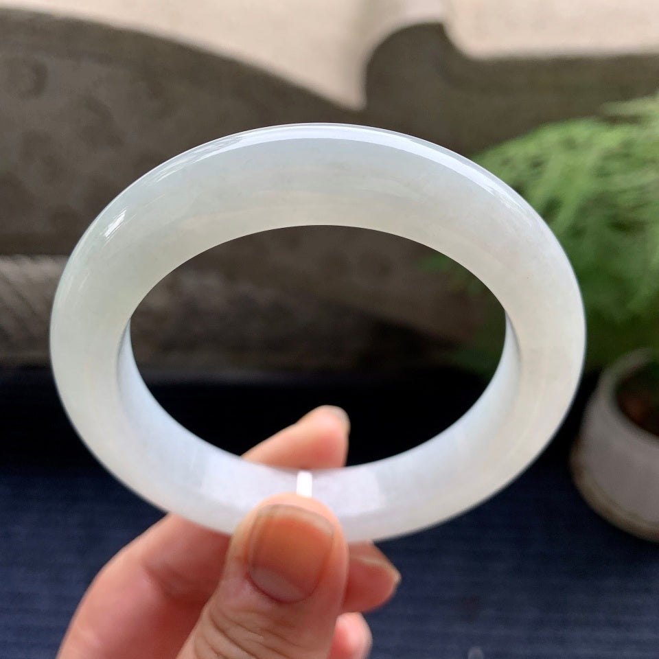 细糯种无色平安镯（56.2mm）（yc088800）