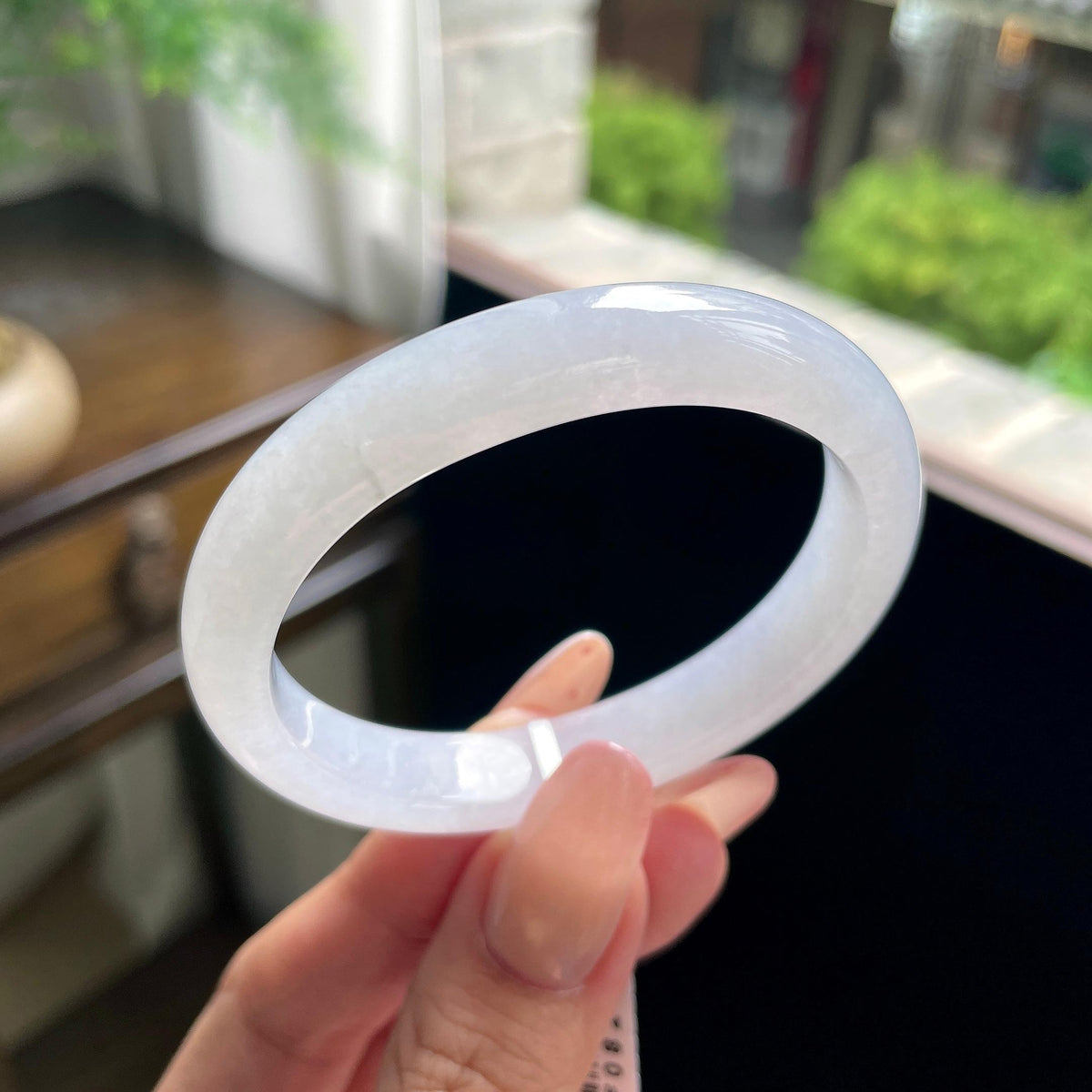 细糯种白月光飘绿贵妃 52圈 天然缅甸A货翡翠（yc696410）