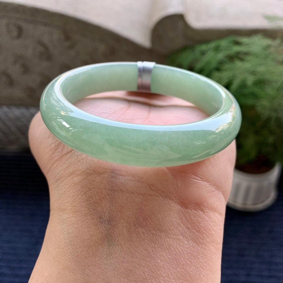 细糯种晴底色平安镯（58mm）（yc079274）