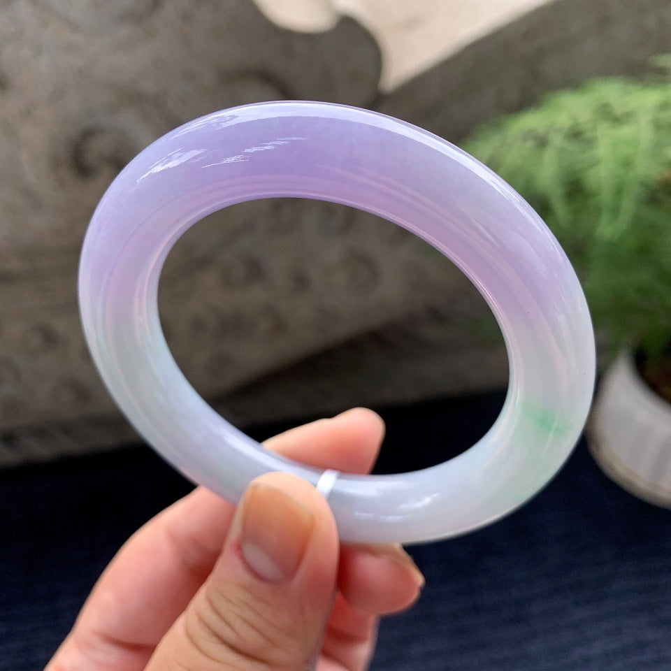 细糯种春彩圆条手镯（53.7mm）（yc091794）