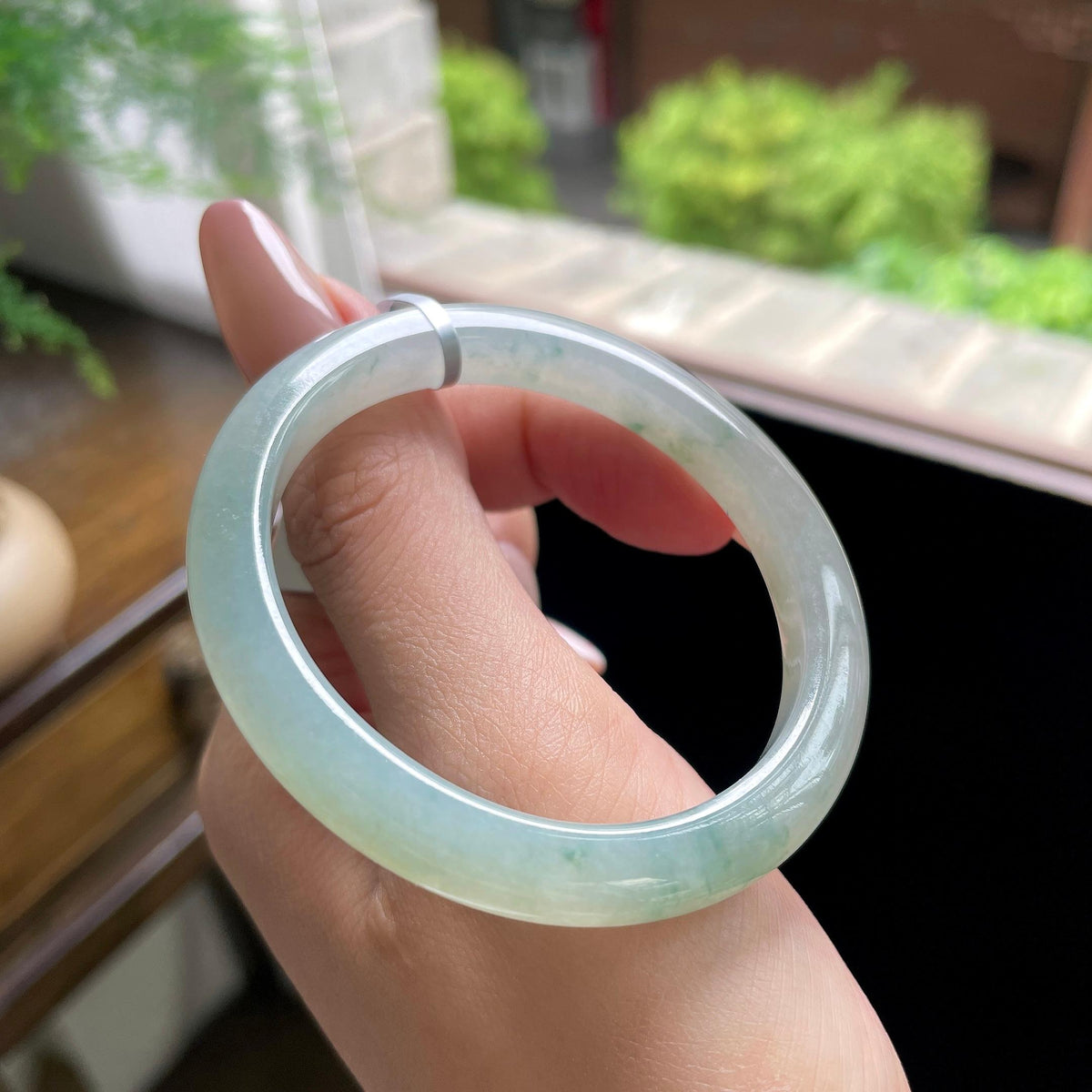 小圈口 细糯种晴底飘花贵妃 52圈（yc709462）