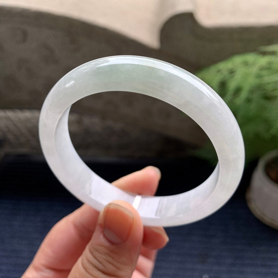 细糯种带底色平安镯（57.4mm）（yc088798）