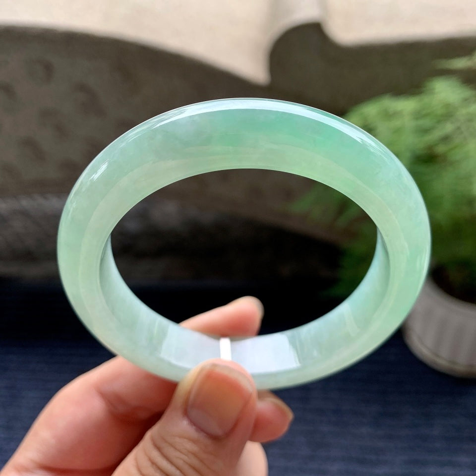 细糯种晴底平安镯（55.5mm）（yc101290）
