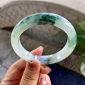 细糯种飘花平安镯（57mm）（yc275320）