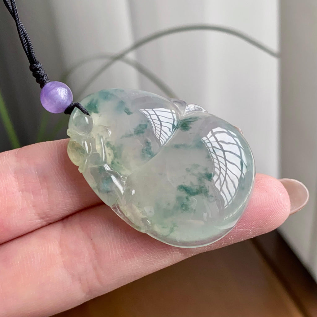 冰种飘花葫芦吊坠（yc260816）