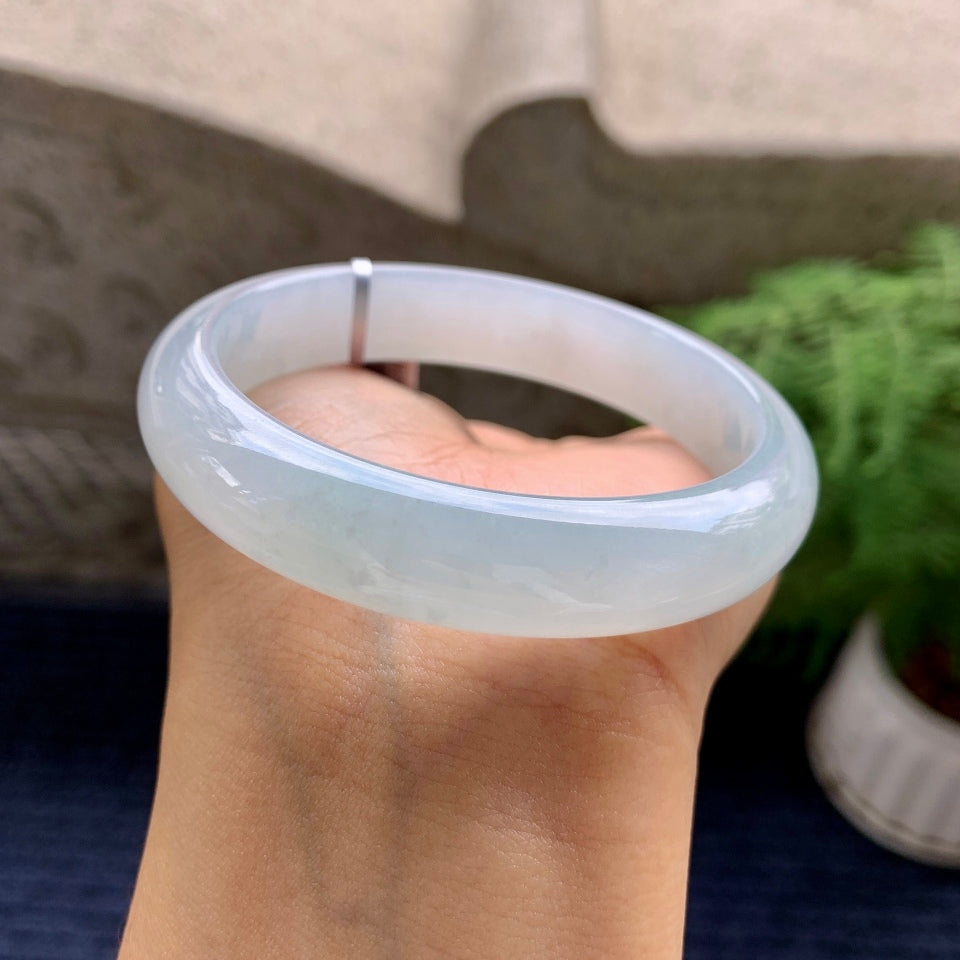 糯冰种无色平安镯（58mm）（yc081130）