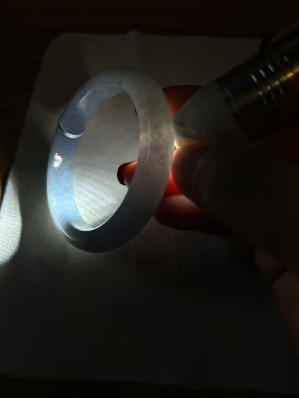 细糯种紫罗兰平安镯（52.3mm）（yc088757）