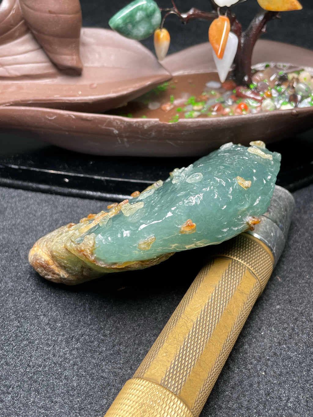 莫西沙开窗冰晴飘花牌子料（yc504359）