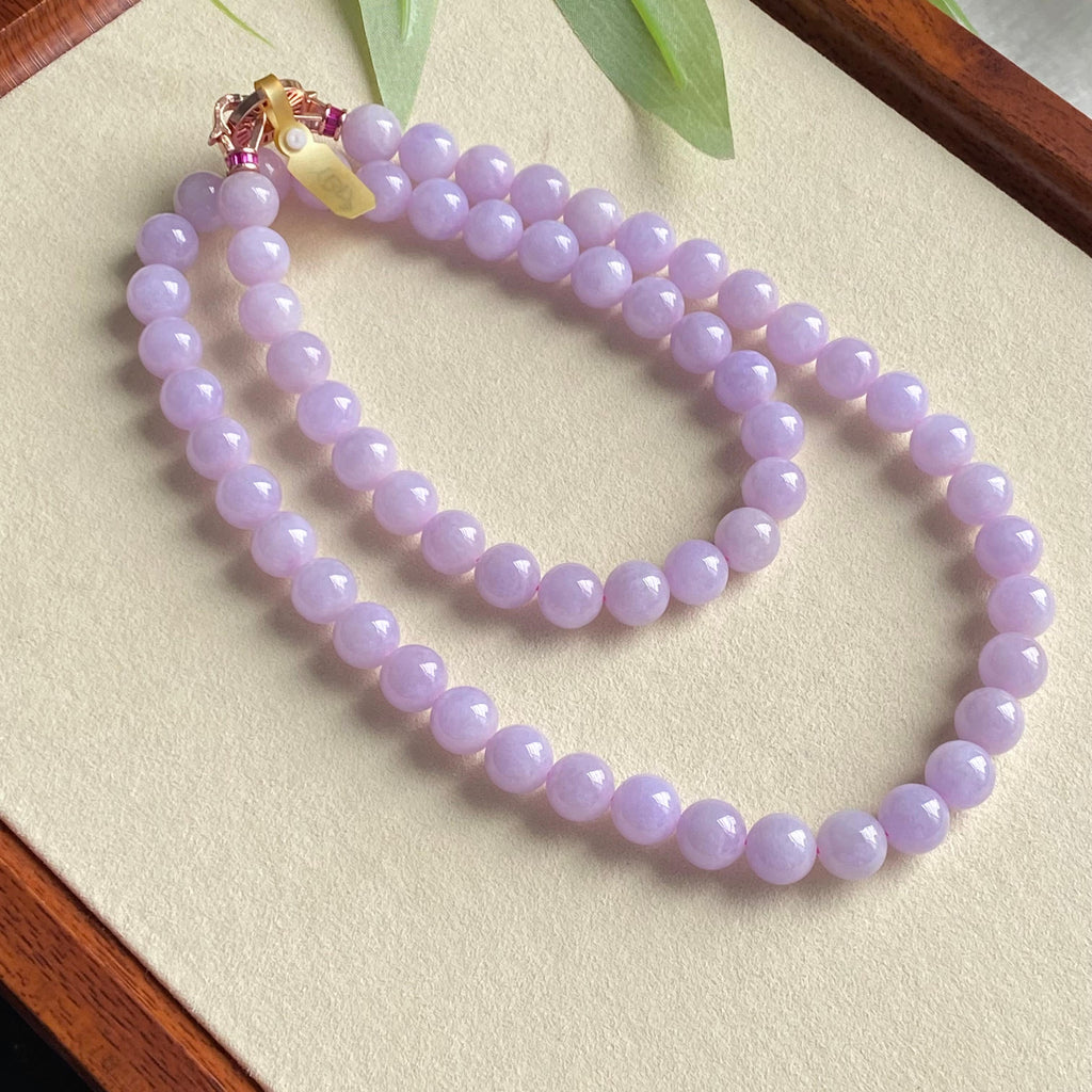 细糯种紫罗兰珠链（62颗）（yc196843）