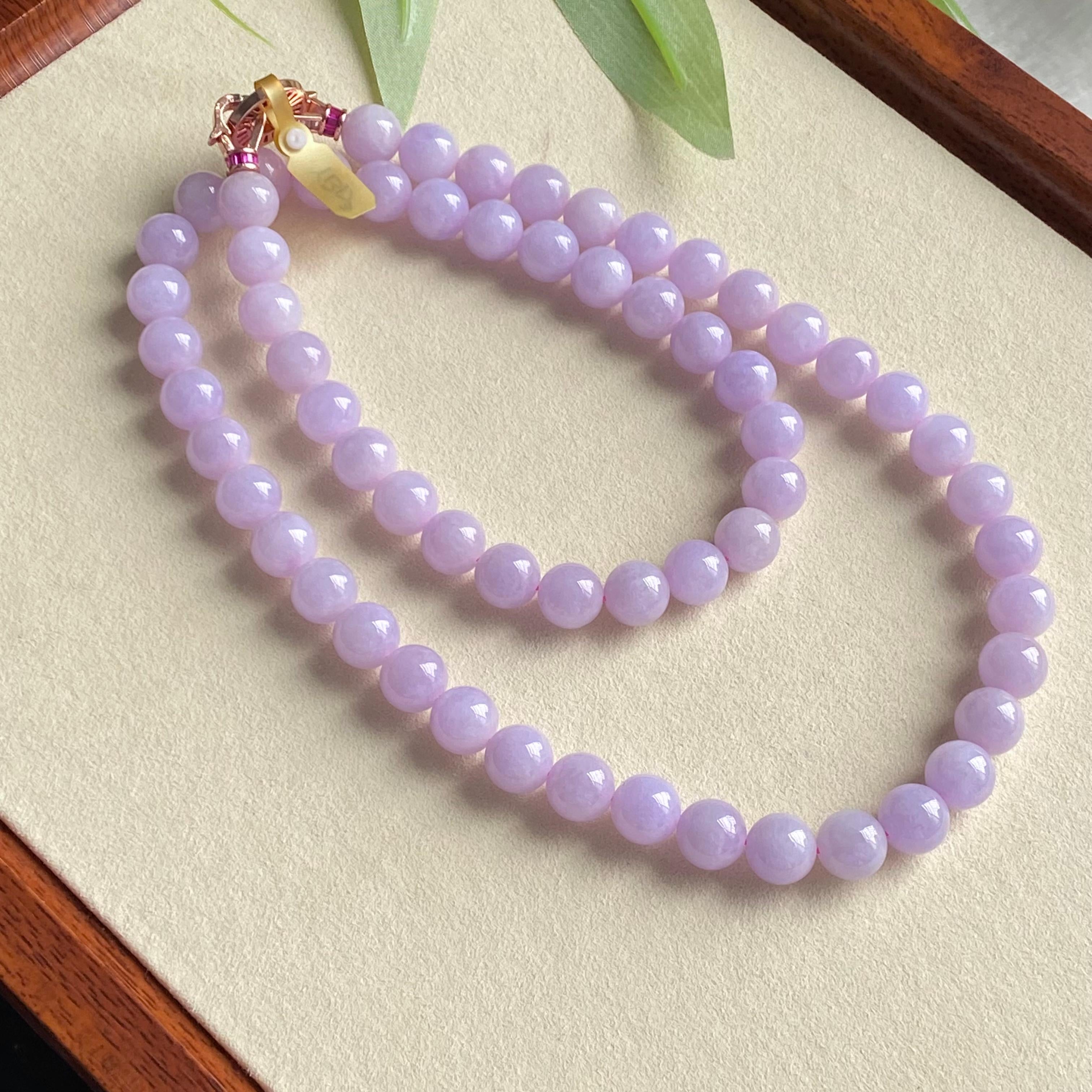 细糯种紫罗兰珠链（62颗）（yc196843）