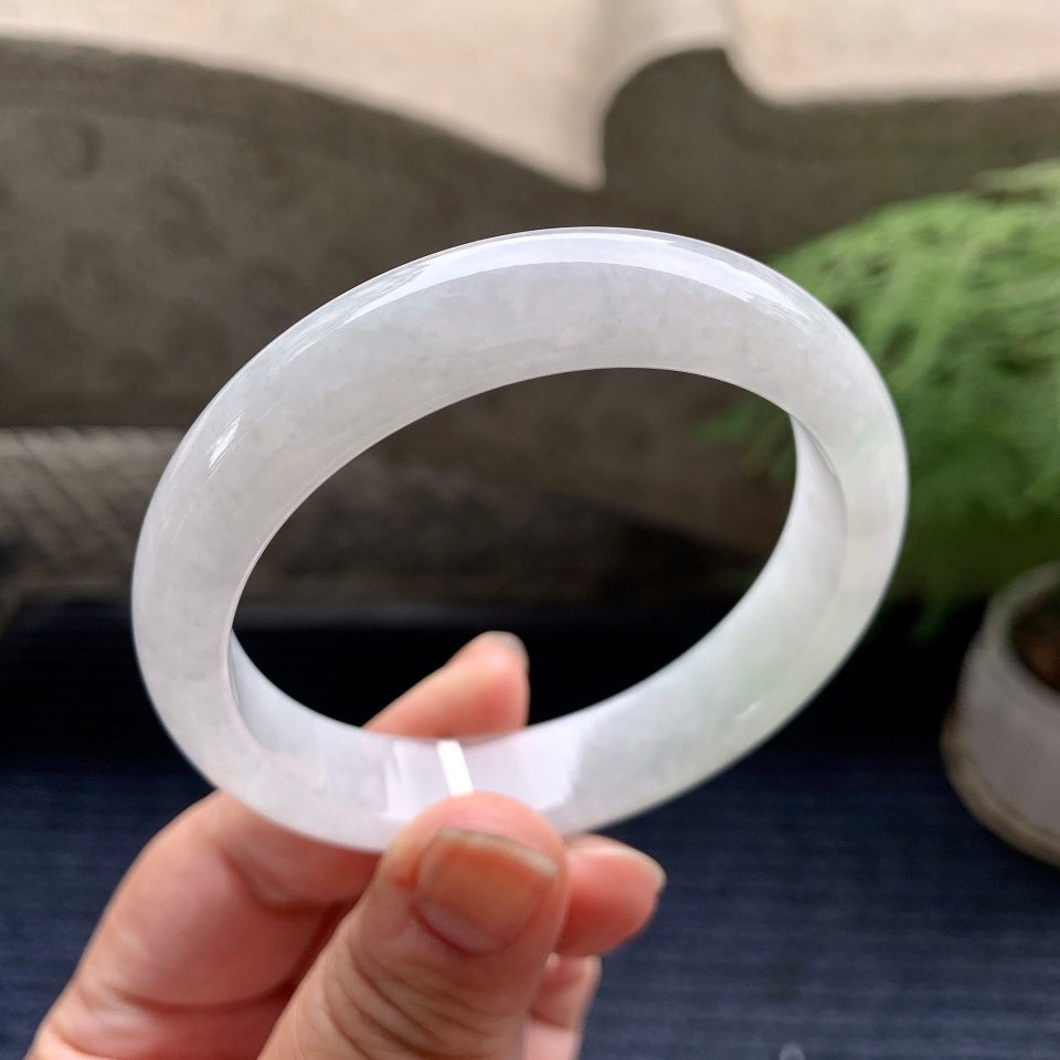 细糯种带底色平安镯（57.4mm）（yc088798）