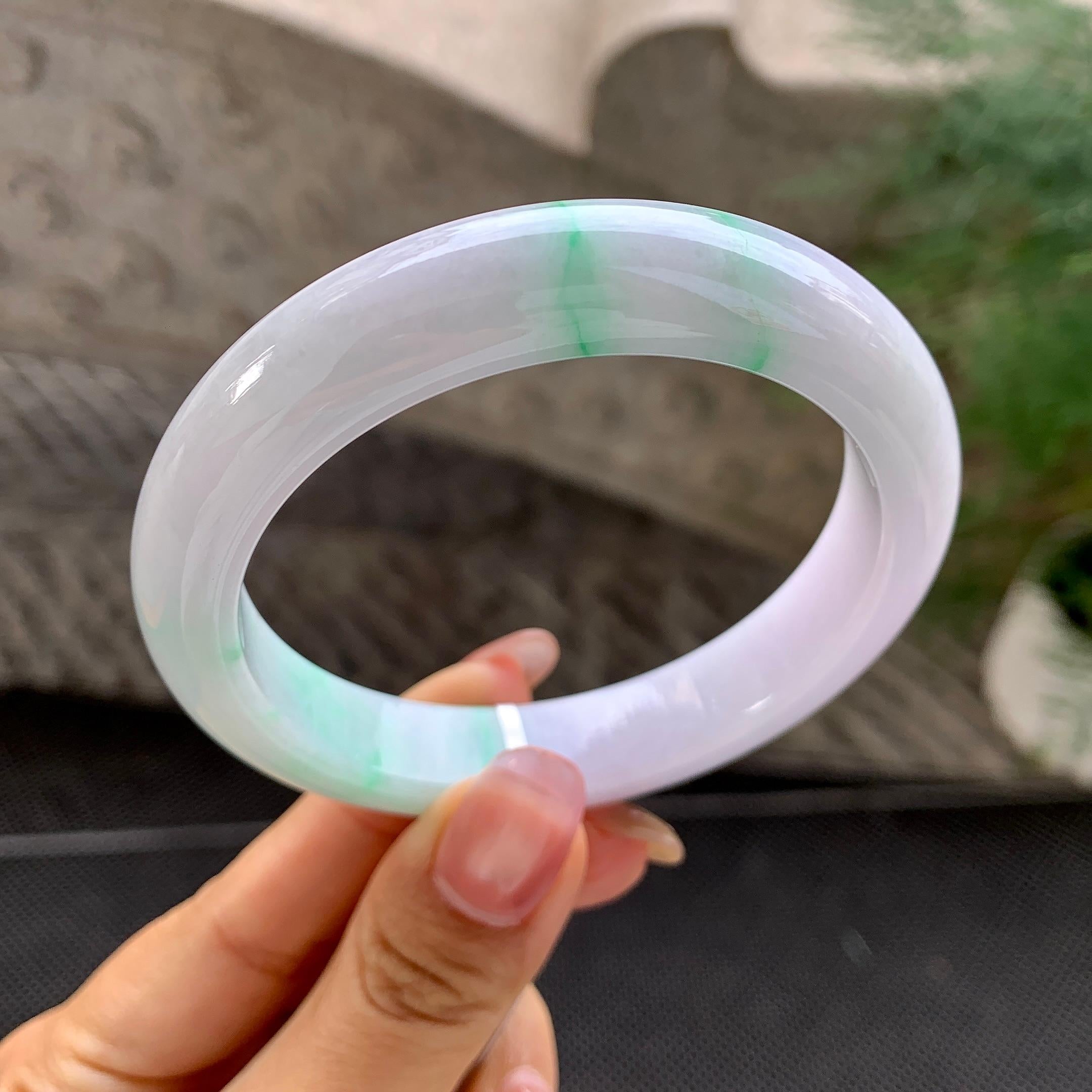 细糯种春彩平安镯（58.3mm）（yc288670）