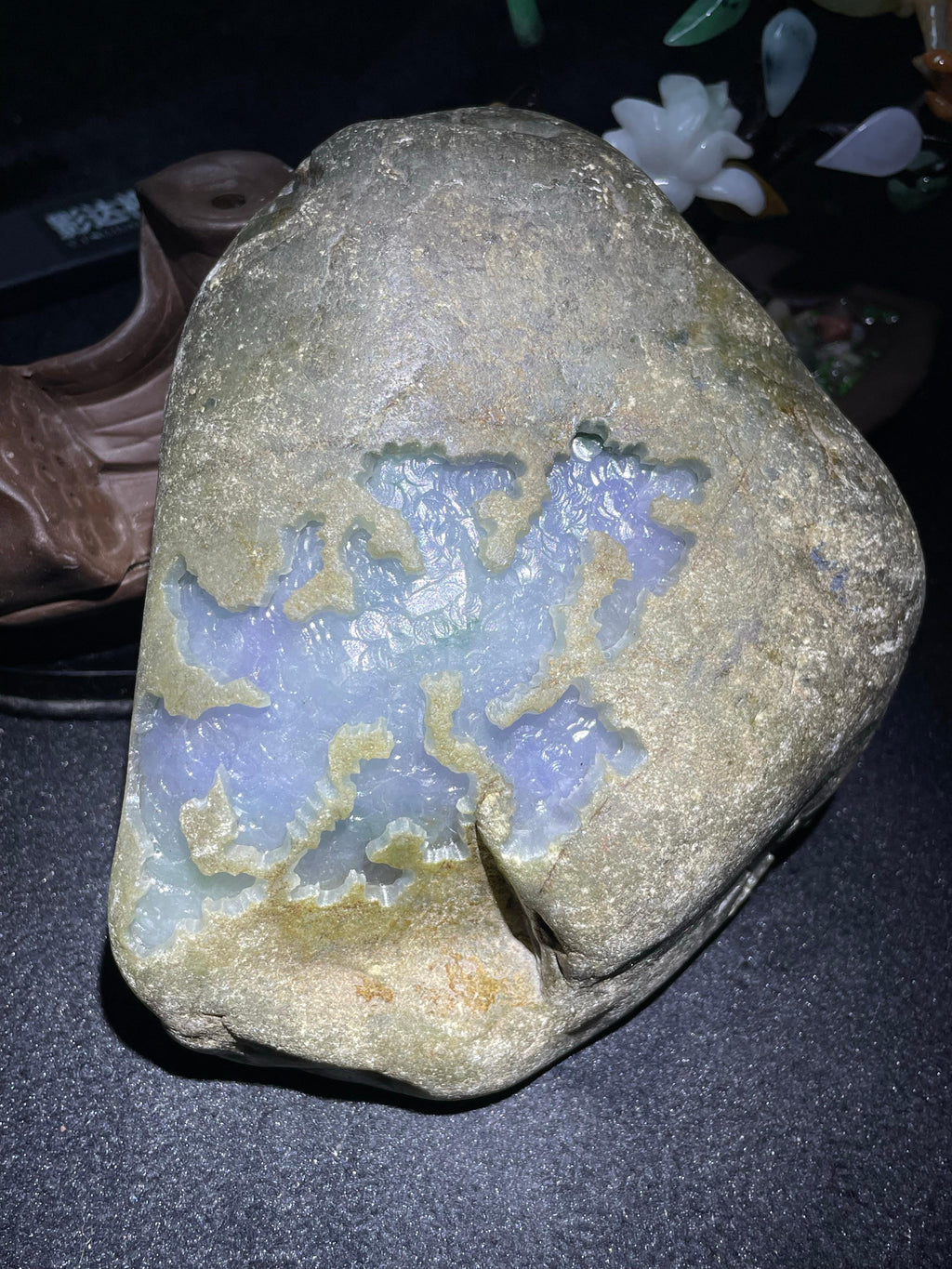 后江开窗冰底淡紫飘花（yc706335）