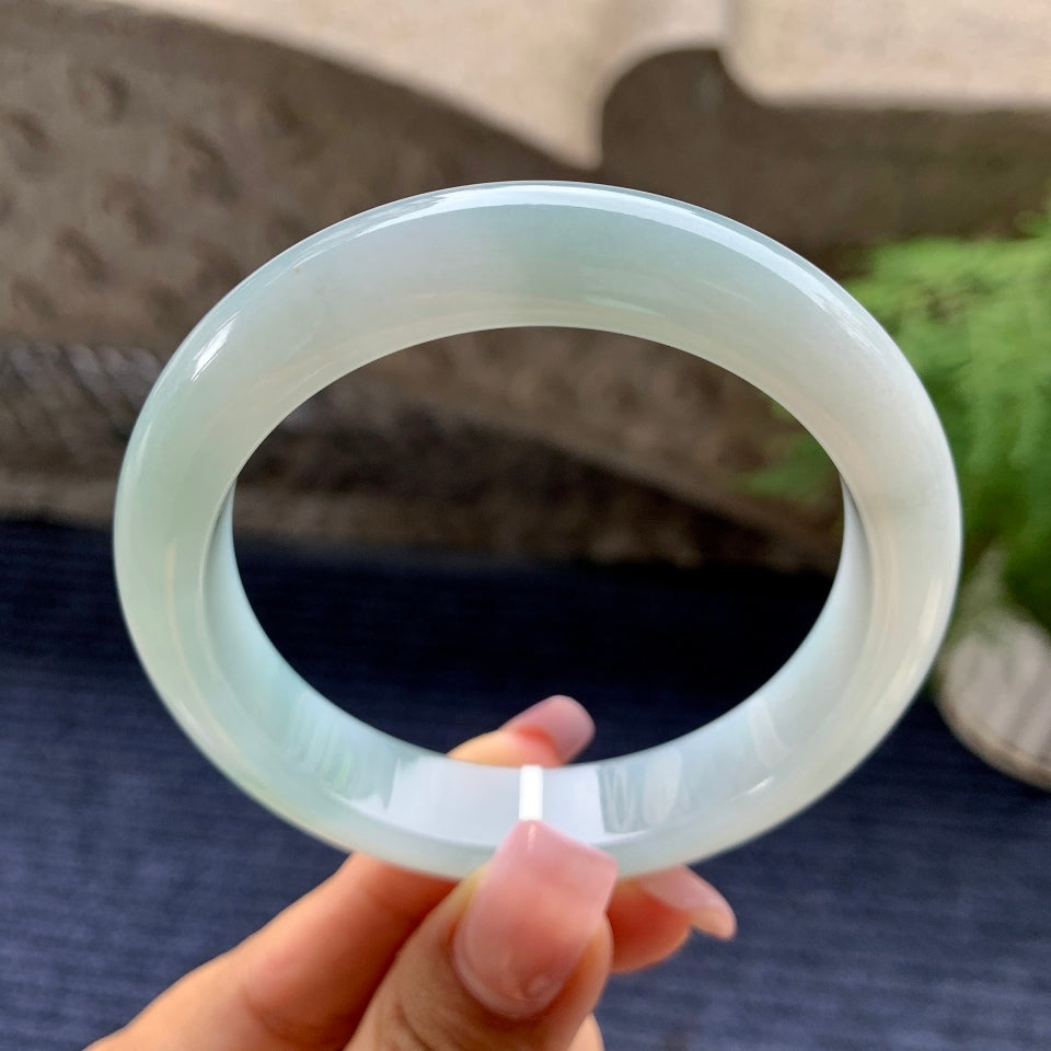 细糯种带色平安镯（58mm）（yc102675）