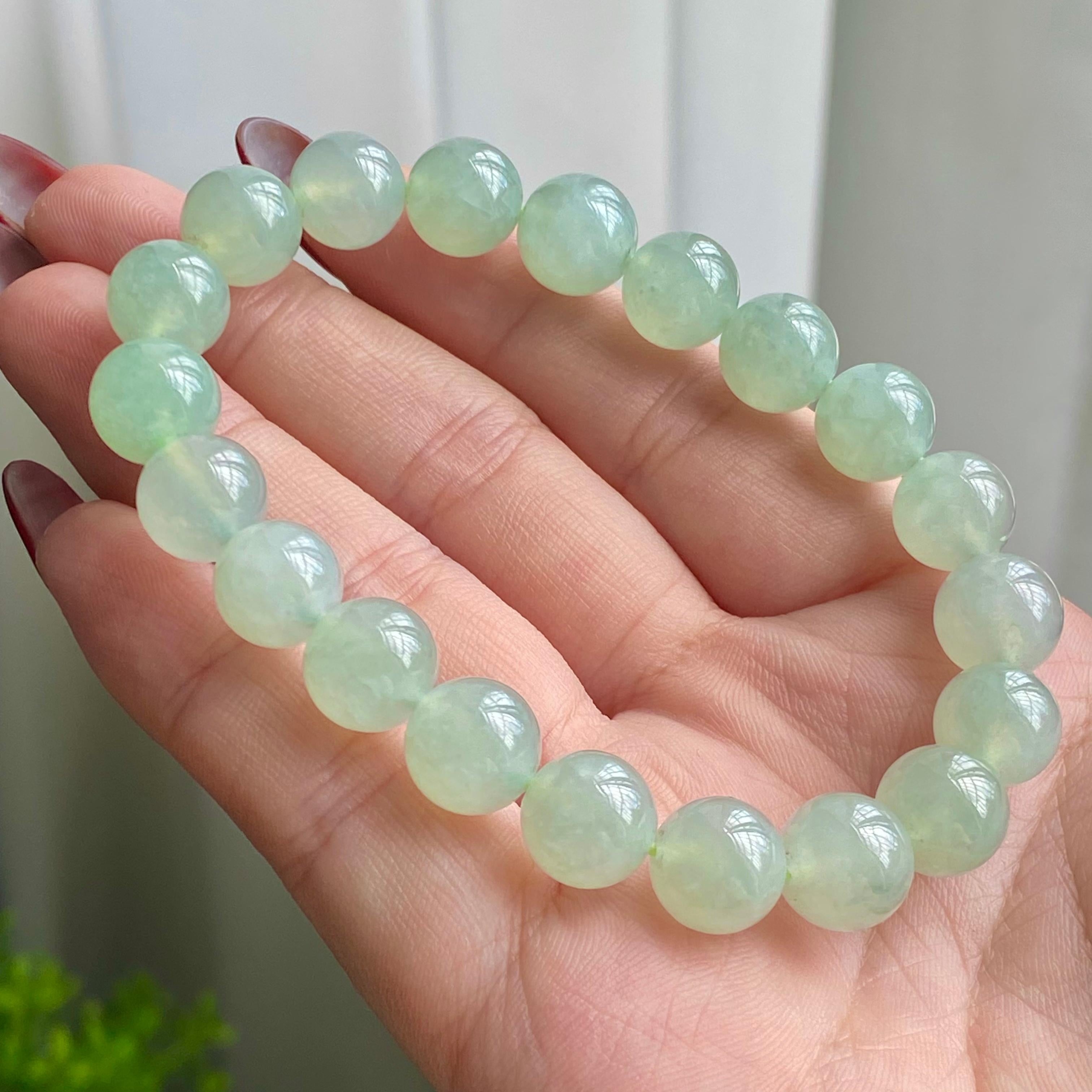 冰种晴底单圈手串（20颗）（yc215651）