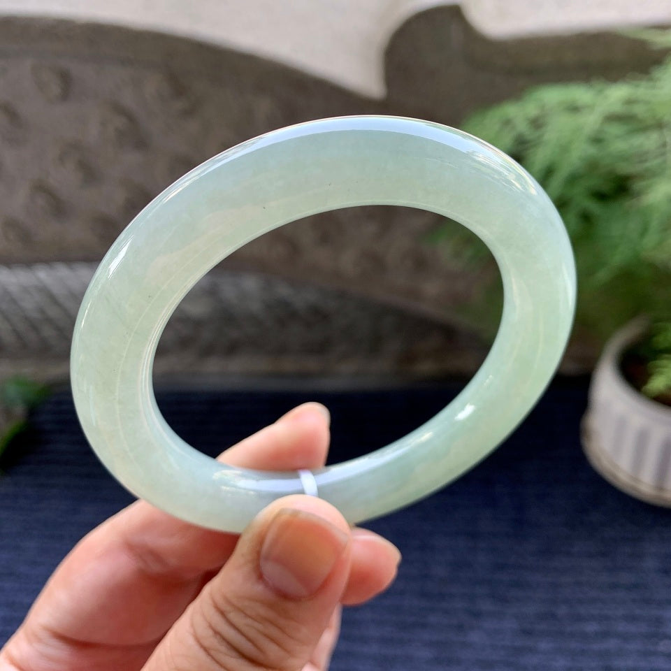 细糯种晴水圆条手镯（56.4mm）（yc094188）