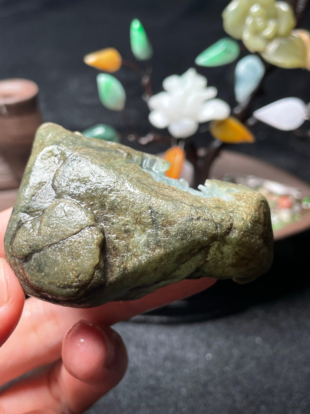 后江开窗冰飘花挂件料（yc497837）