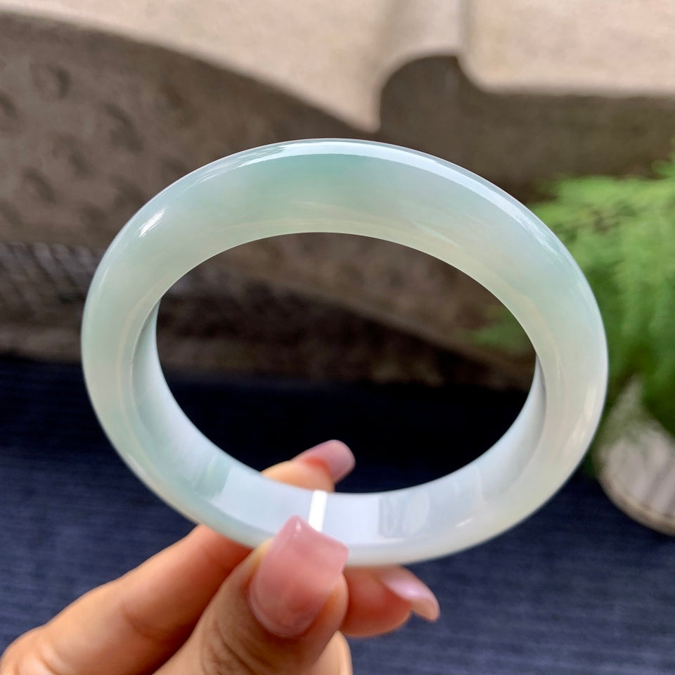 细糯种带色平安镯（58mm）（yc102675）