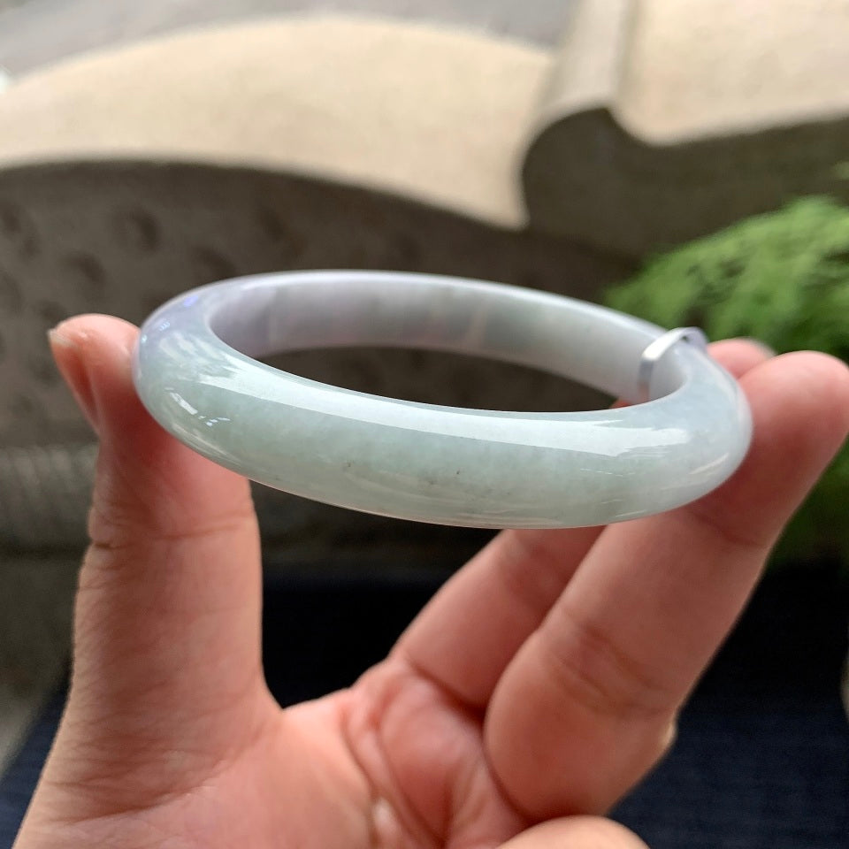 糯种淡春彩平安镯（56.7mm）（yc093445）